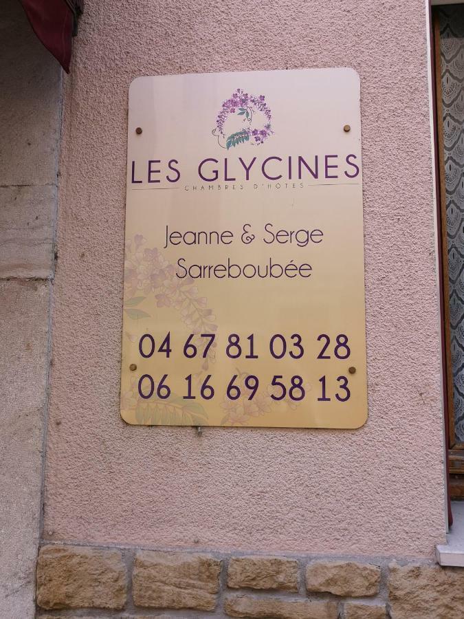 Bed and Breakfast Les Glycines Ле-Виган Экстерьер фото